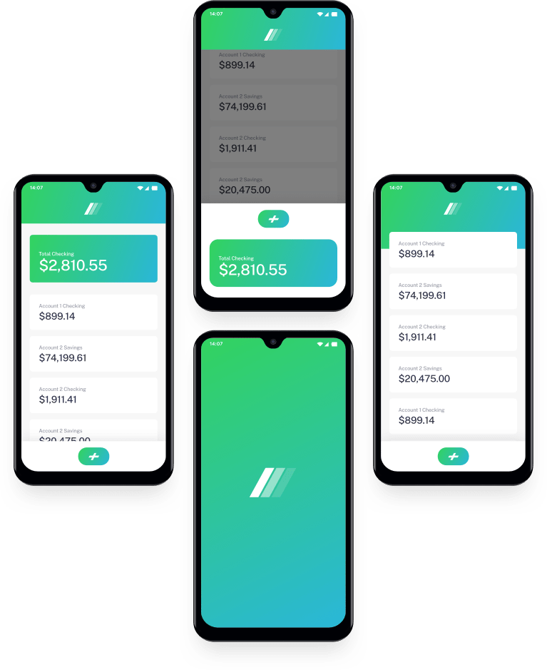 Easybank mockups